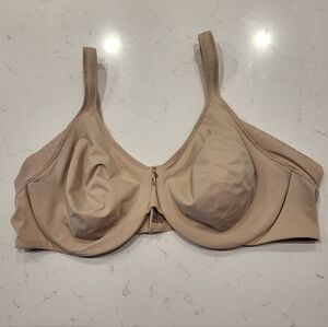 Bali Smooth Shaping No Padding Encased Underwire Adjustable Strap 44C Taupe